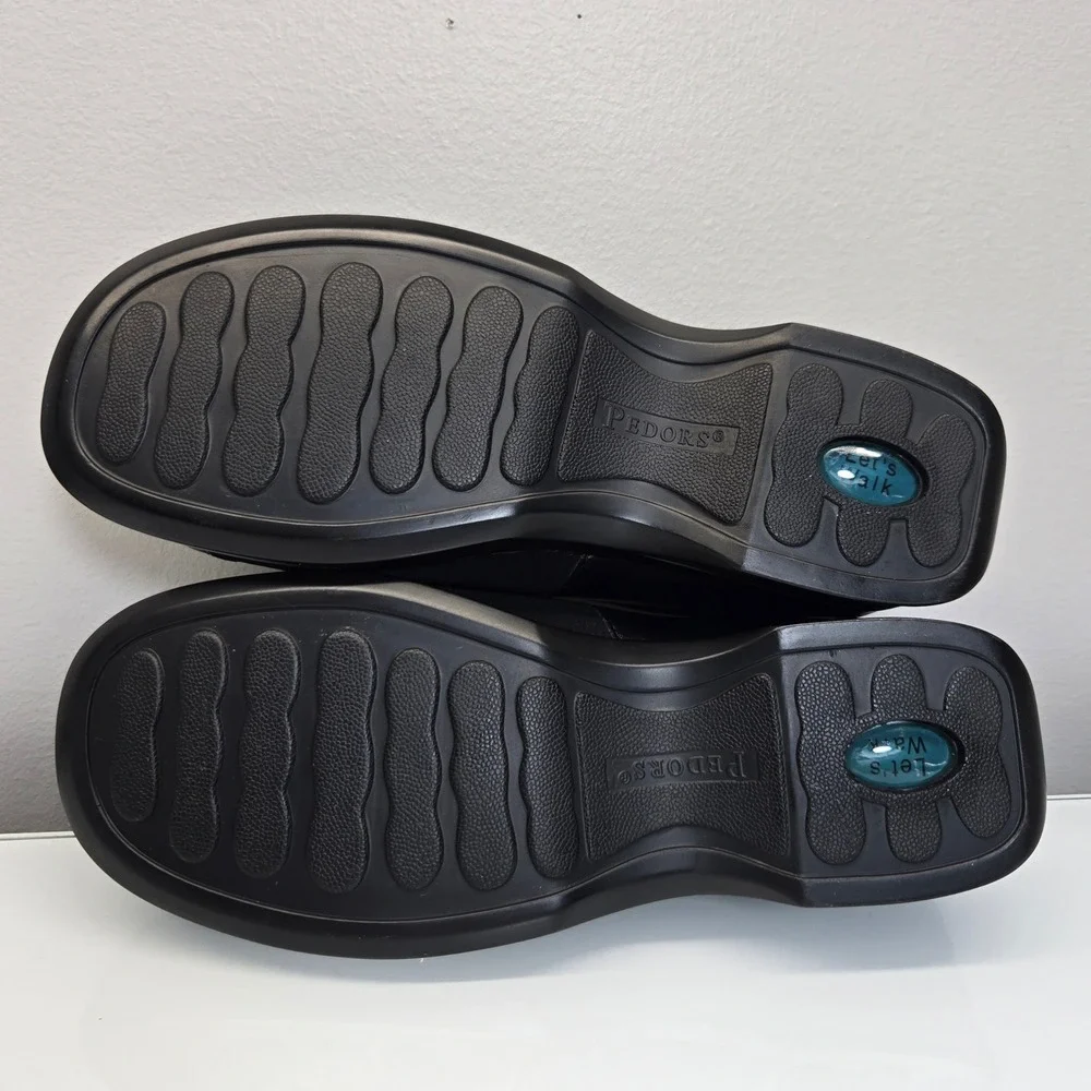 Pedors Let's Walk Classic Orthopedic Shoes Loafer Women 10.5 Wide Edema Diabetic